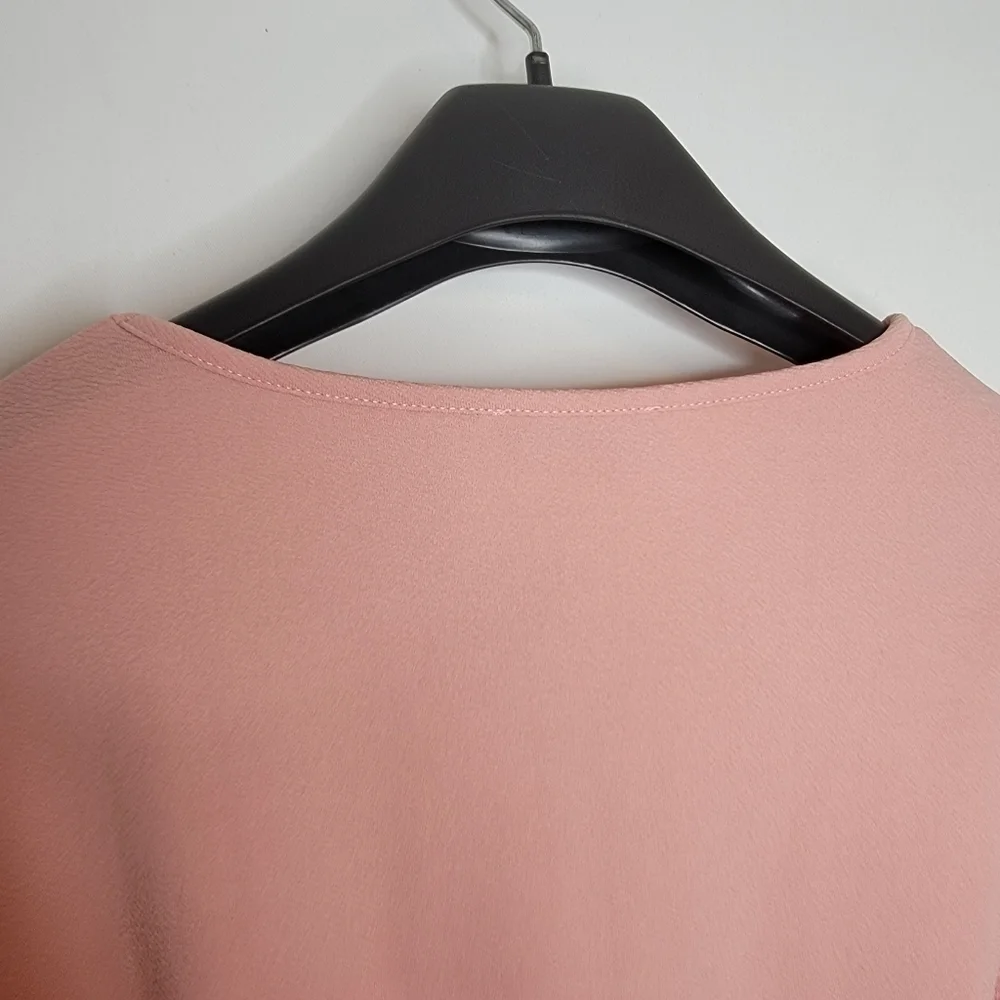 SHEIN Self Belted Dip Hem Top - Picture 12 of 15